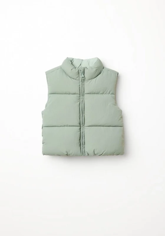 Two Tone Gilet - Green Green / 7