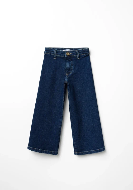 Sailor Style Jeans - Denim Dark Blue Denim Dark Blue / 5