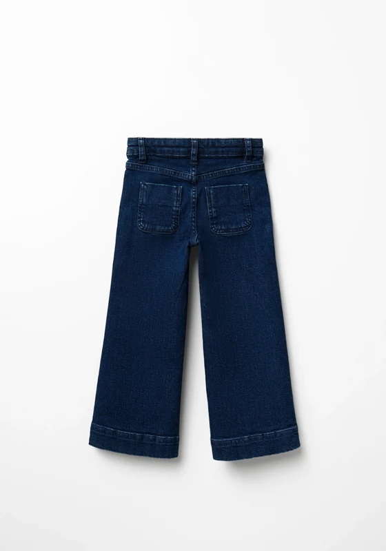 Embroidered Jeans - Denim Dark Blue Denim Dark Blue / 5