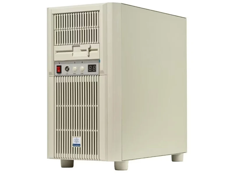 SilverStone FLP03 Retro-Inspired Micro-ATX Tower Case Centre Com