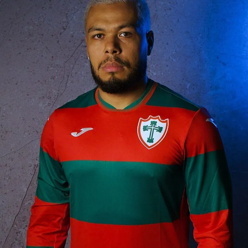 Camisa Portuguesa I Joma 2026 Manga Longa Listrada P