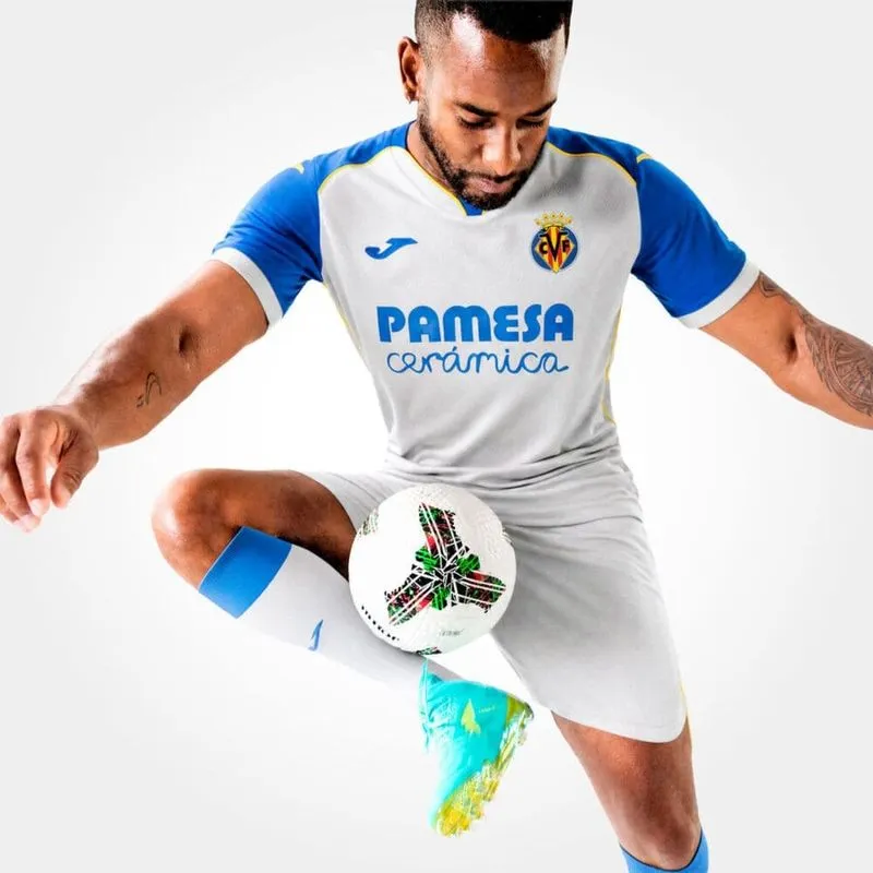 Camisa Villarreal II Joma 26/27 Jogador Cinza/Azul GG