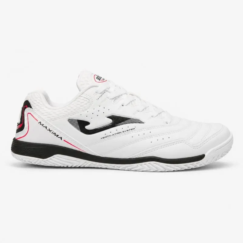 Chuteira Joma Futsal Maxima Branco/Coral 41