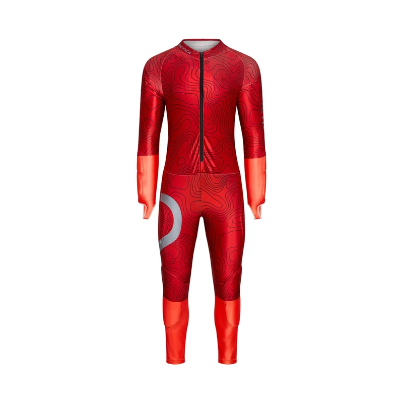 Arctica Gamma Adult GS Race Suit Deep Red/Fire / M