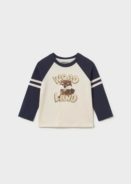 Mayoral bluza baieti Wood Land 12-48 luni Azul 12 luni