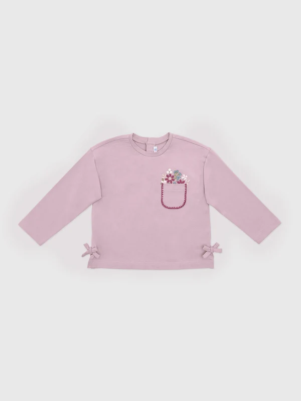 Mayoral Baby Girls' Long Sleeve T-Shirt 3 / MAUVE