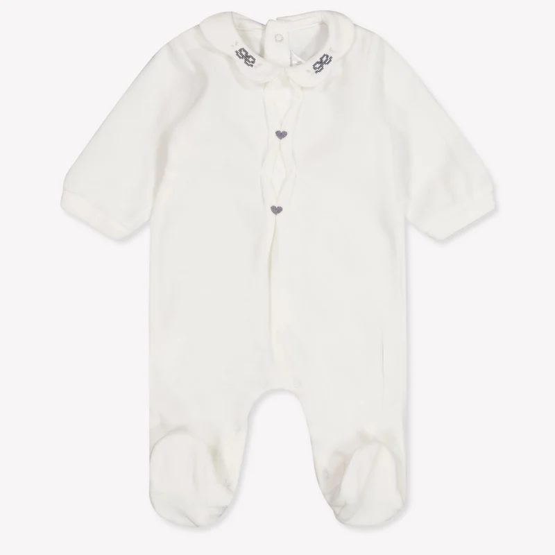 Mayoral Baby Meisjes Boxpakje In Off White 3 Maanden