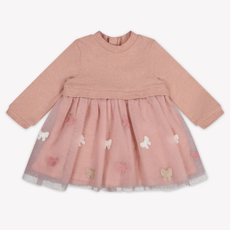 Mayoral Baby Meisjes Jurk In Licht Roze 18 Maanden