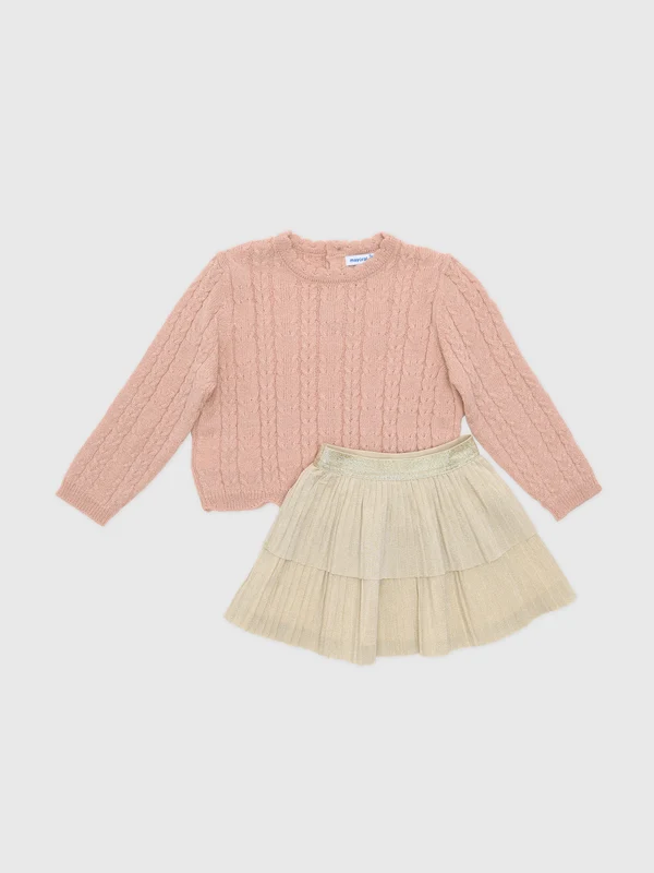 Mayoral Baby Girls' Sweater & Skirt Set 12M / PETISUI