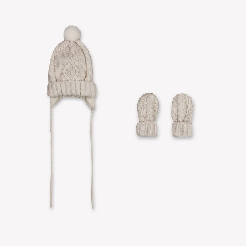 Mayoral Baby Jongens Muts In Off White 3 Maanden
