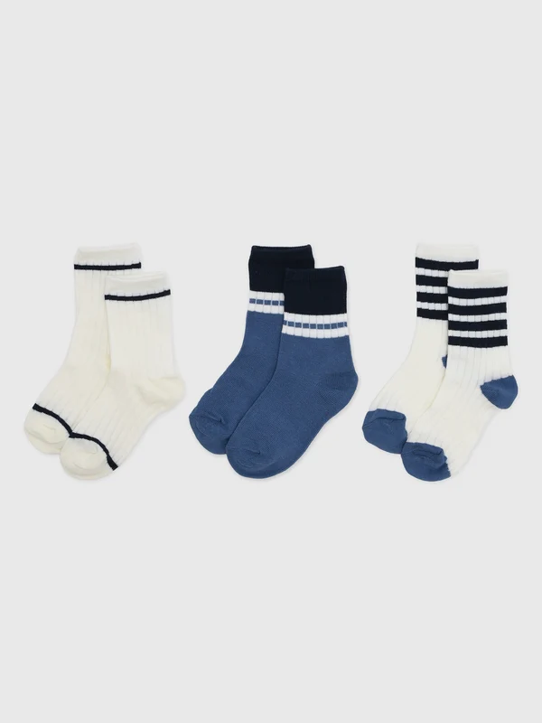 Mayoral Boys' 3-Pack Socks 6 / ATLANTIC