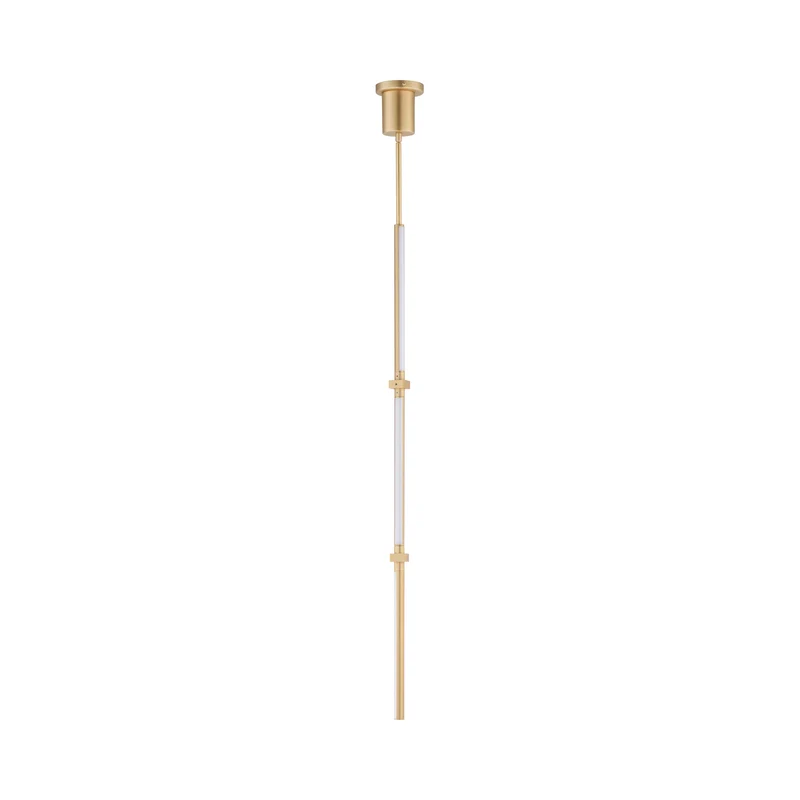 Dorian Vertical LED Pendant Light Gold
