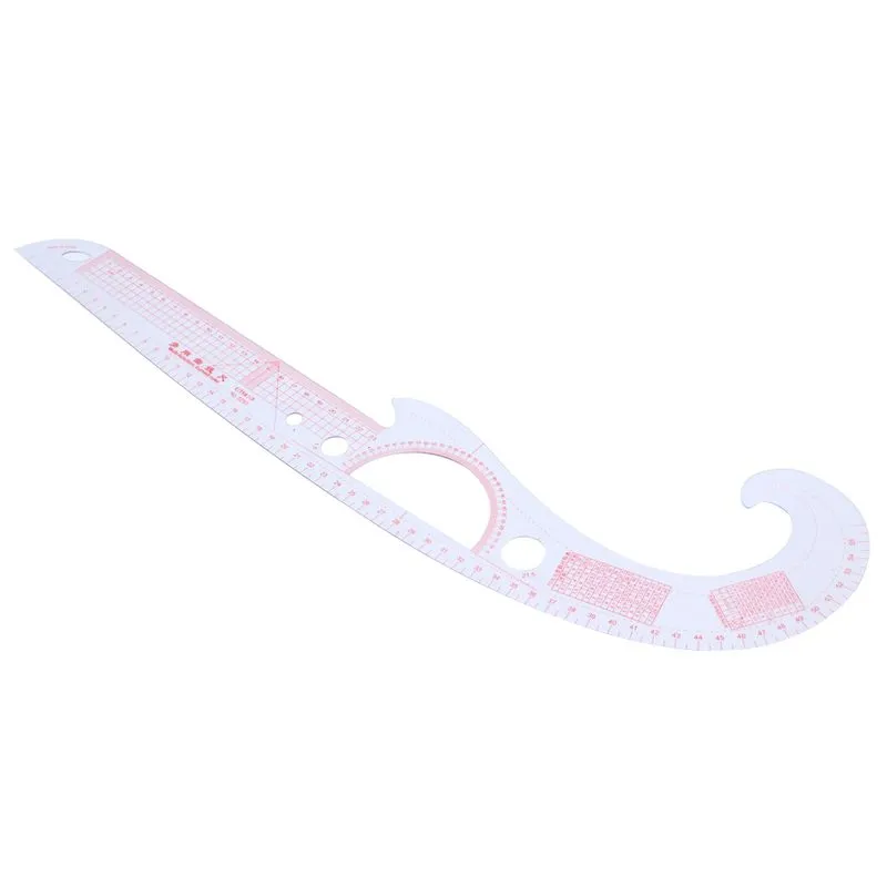 Régua Curva, Padrão De Costura, Fabricação De Plástico, 52 Cm X 12,5 Cm