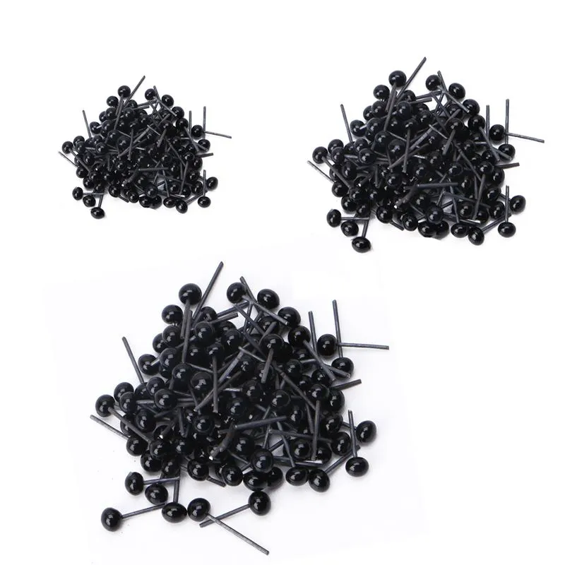 Olhos De Boneca De Segurança De Plástico 2/3/4 Mm 150 Pares Para Bonecas