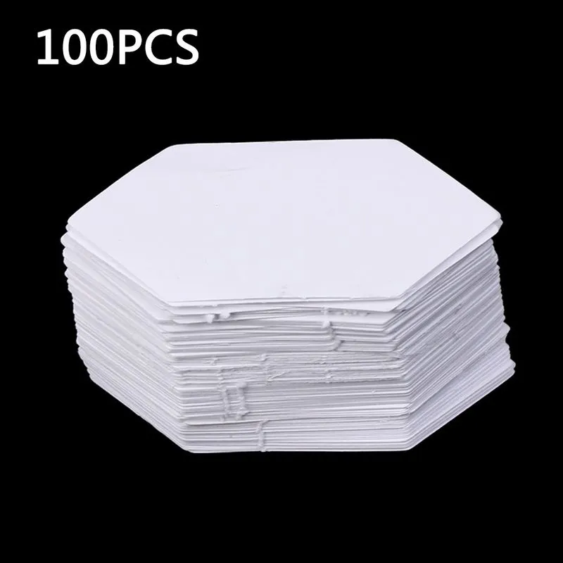Modelos De Hexágono Esticado, Acolchoado De Papel, Patchwork, 100 Unidades