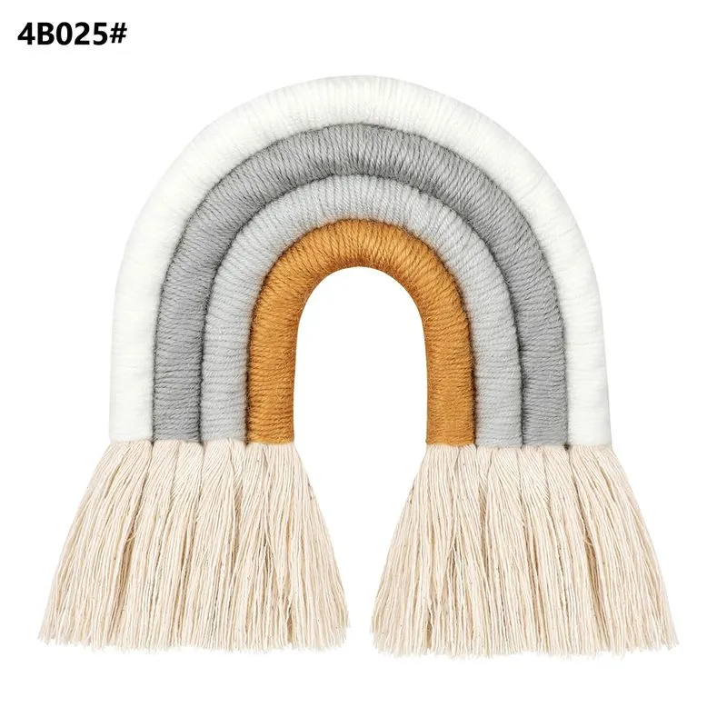 Fio De Algodão Para Decoração De Arco-íris Para Pendurar Na Parede 12x13x1cm