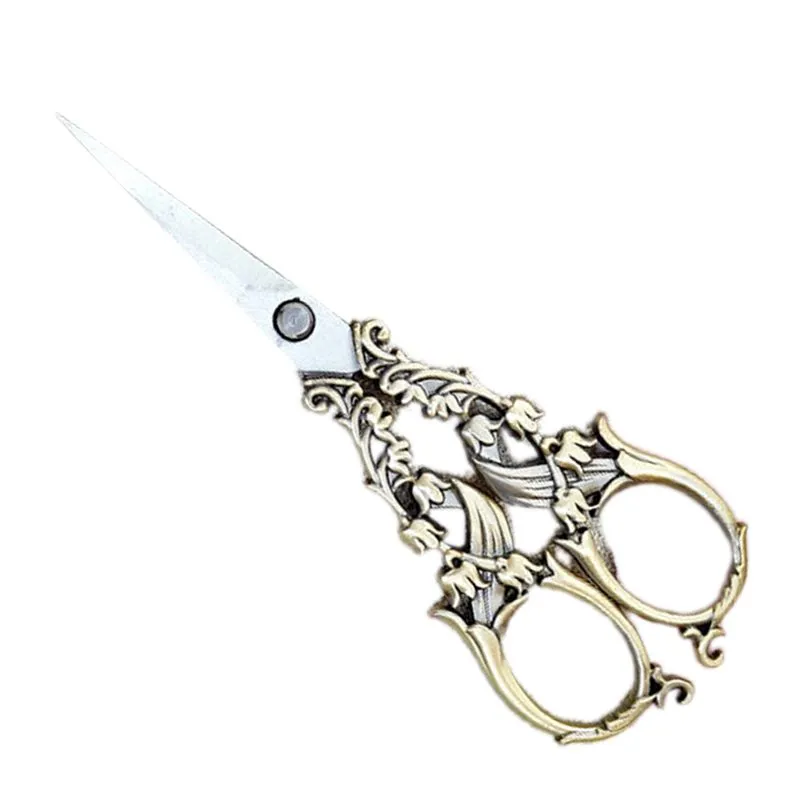 Tesoura E Cortador De Tecido De Costura Vintage De Aço Inoxidável 14,5 Cm