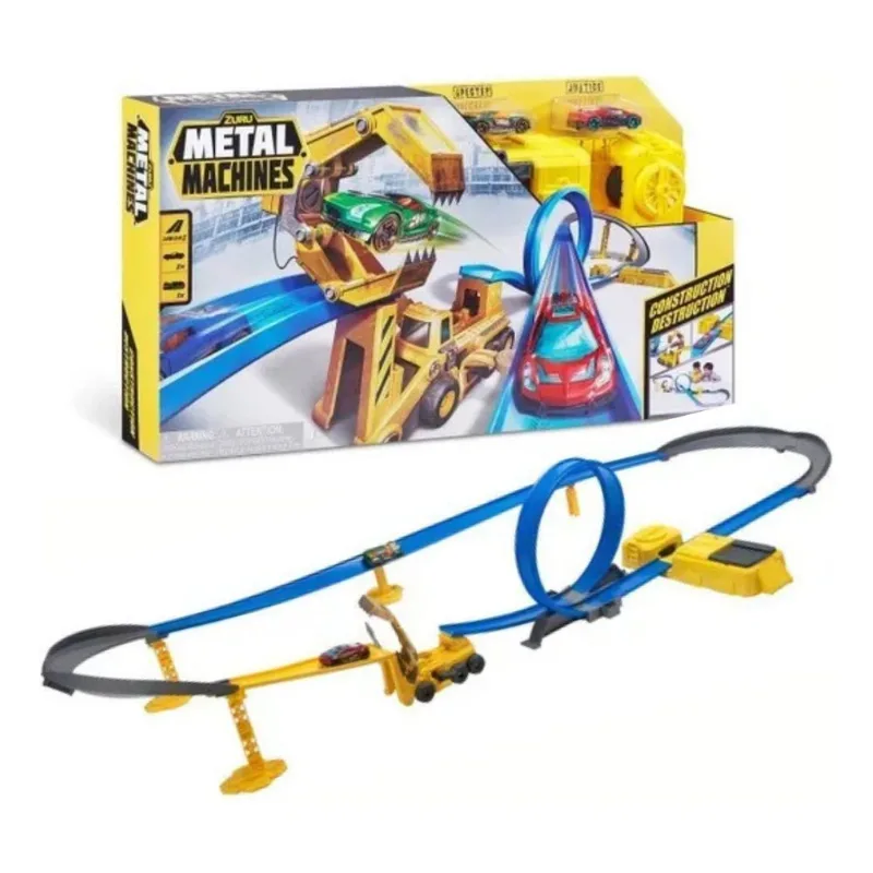 Set Pista Metal Machines Construction Destruction Zuru 7611 Color Construction Destruction Suministro Construction Destruction 6703