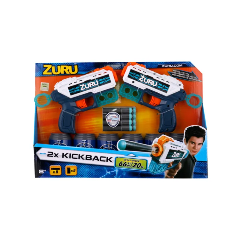 Set X 2 Pistolas Zuru X-shot Con 8 Dardo