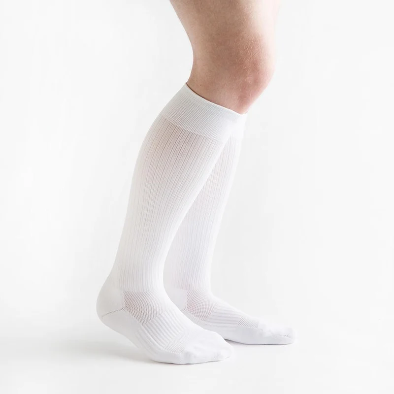 VenActive Active Comfort 15-20 mmHg Compression Sock LG / White