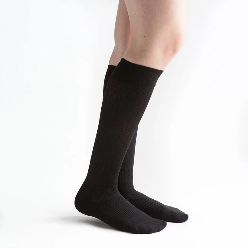 VenActive Women's Cushion Trouser 15-20 mmHg Compression Sock SM / Black