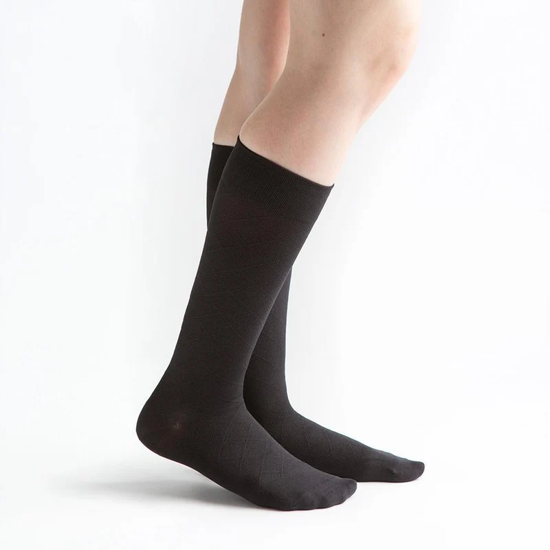 VenActive Women's Diamond Trouser 15-20 mmHg Compression Sock MD / Black
