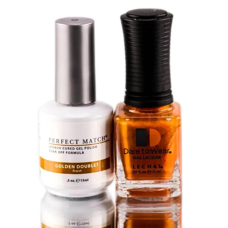 Verniz Em Gel Lechat Nobility Perfect Match 22 Golden Double