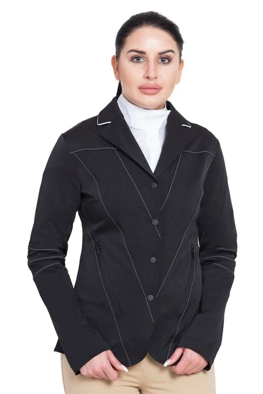 Equine Couture Ladies Italia Show Coat Black / X-Small