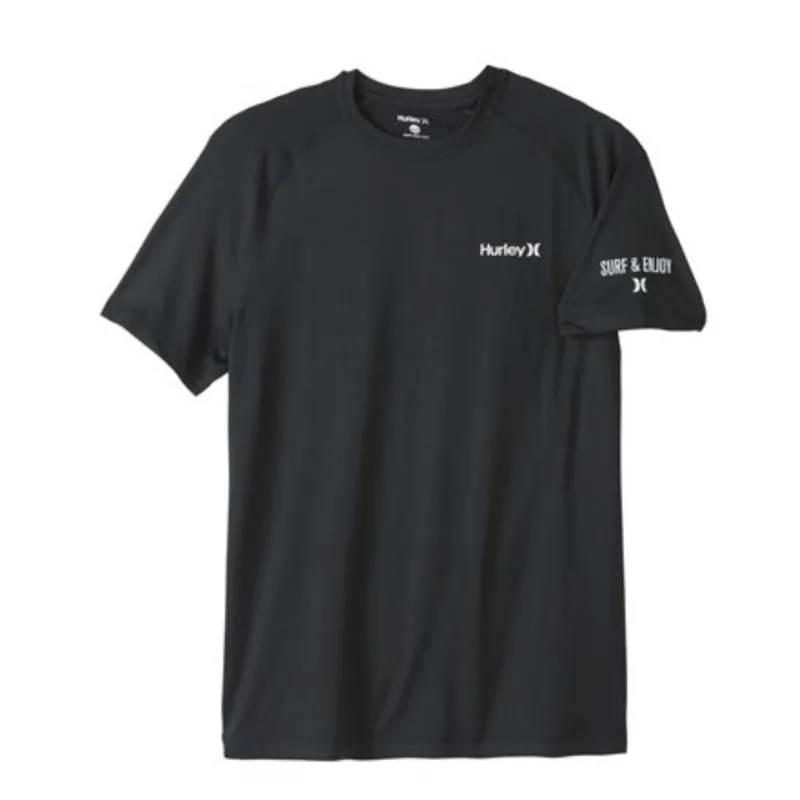 Polo licra Hurley Surf and Enjoy Sunshirt Hombre HSP23VMSNEGRO - L