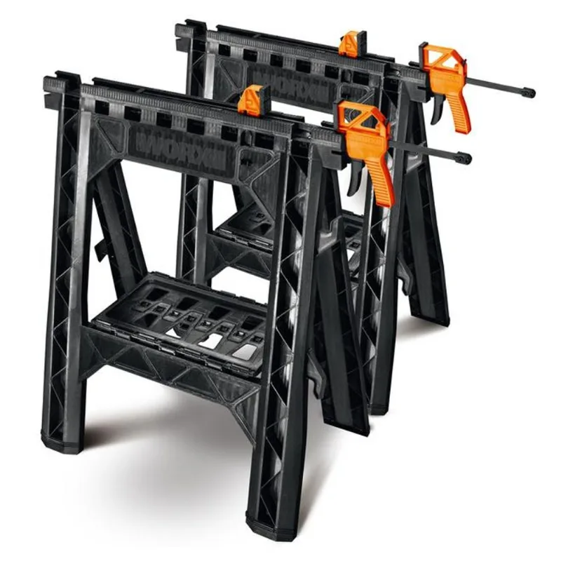 WORX 2-Piece 32-in ABS Plastic Saw Horse