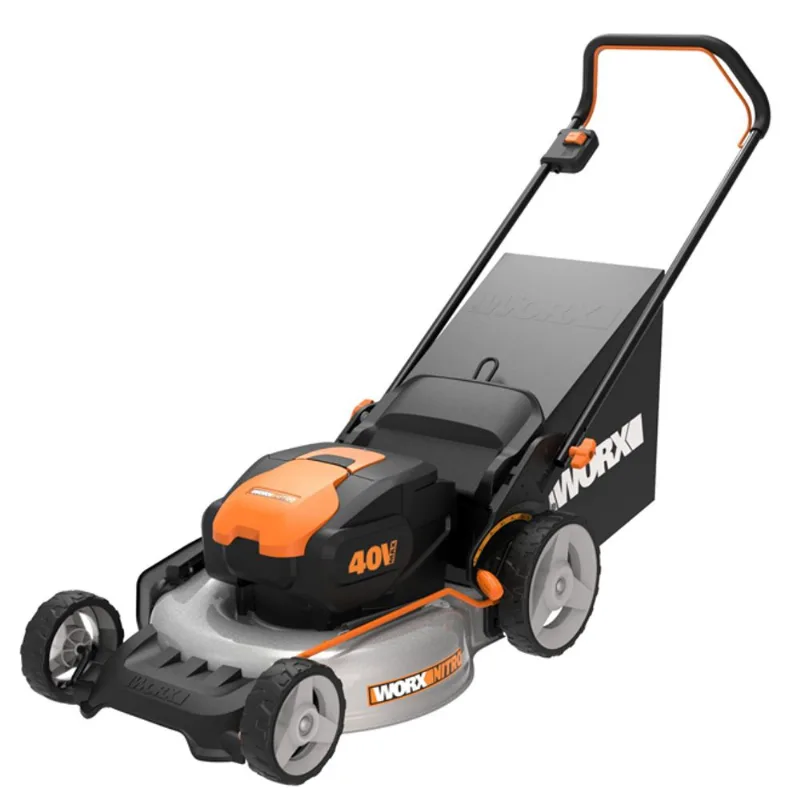 WORX Nitro 40 V Lithium-ion 21-in Deck Cordless Electric Push Lawn Mower