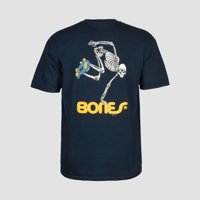 Powell Peralta Skateboard Skeleton T-Shirt Navy XX-Large / Navy