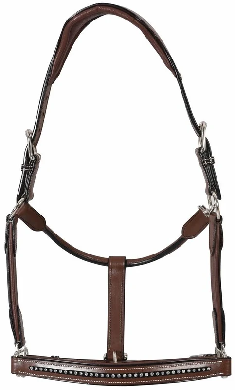 Henry de Rivel Padded Crystal Halter Australian Nut / Oversize