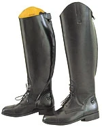 TuffRider Ladies Slide Zip Field Boots Black / 6 Wide