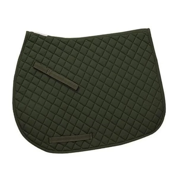 Tuffrider Basic Pony Saddle PadBk/Wh Hunter