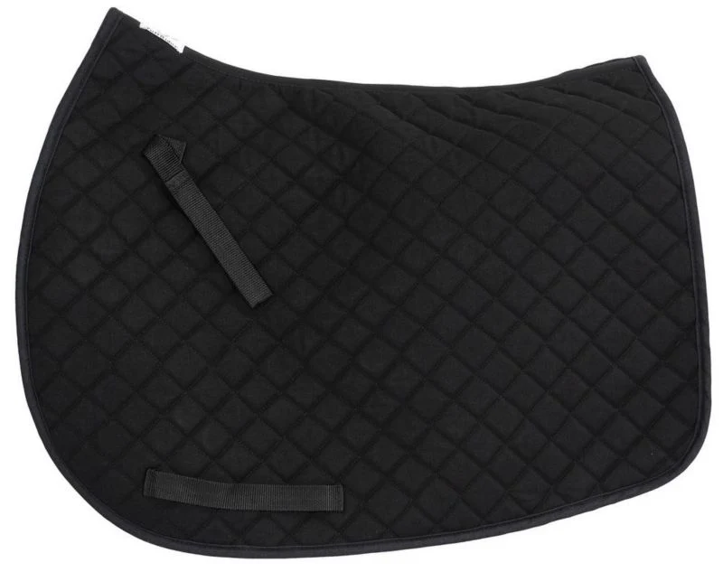Tuffrider Basic Pony Saddle PadBk/Wh Black