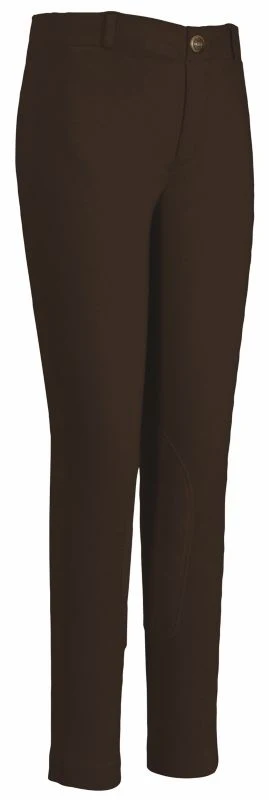 TuffRider Childs Bamboo Tights Chocolate / 10 Regular