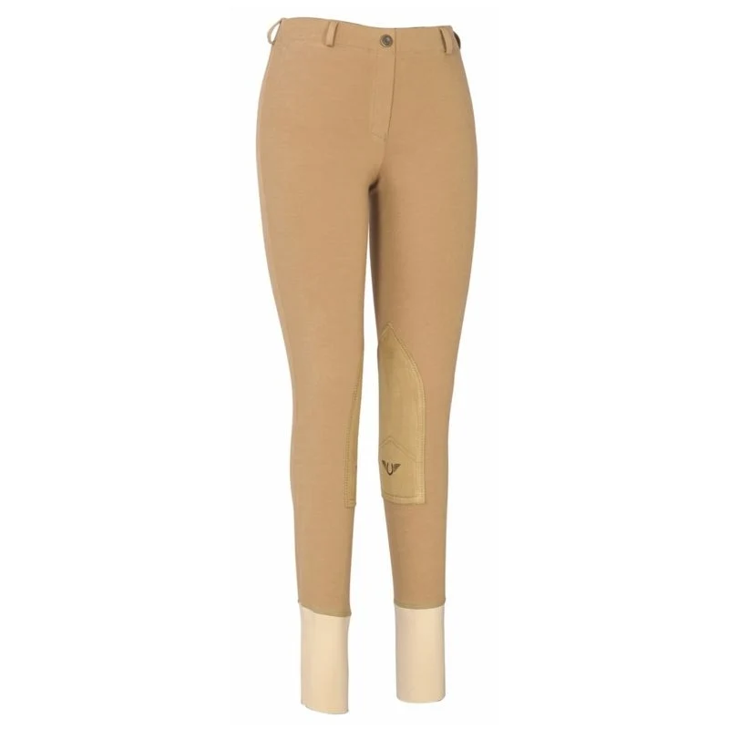 TuffRider Ladies Lowrise Pull On Breech Chocolate / 26