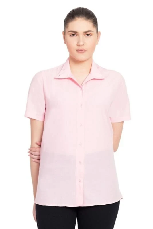 Tuffrider Ladies Starter Short Sleeve Shirt Pink / 40