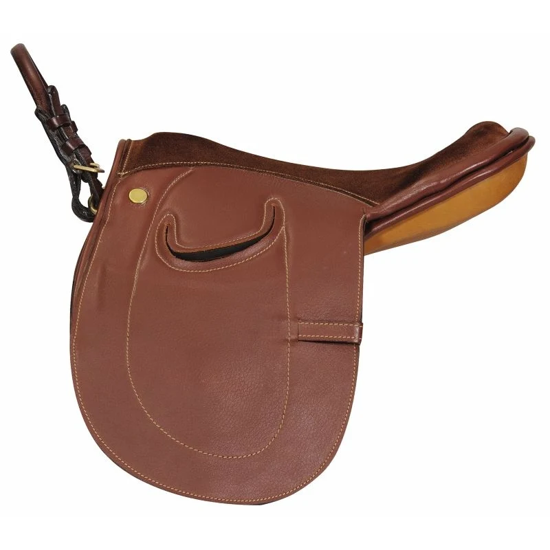 Henri De Rivel Advantage Pony Leadline Saddle Oak Bark / Pony