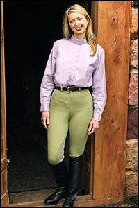 Tuffrider Cotton Extra Tall Breech Ladies 24 Black Black / 32