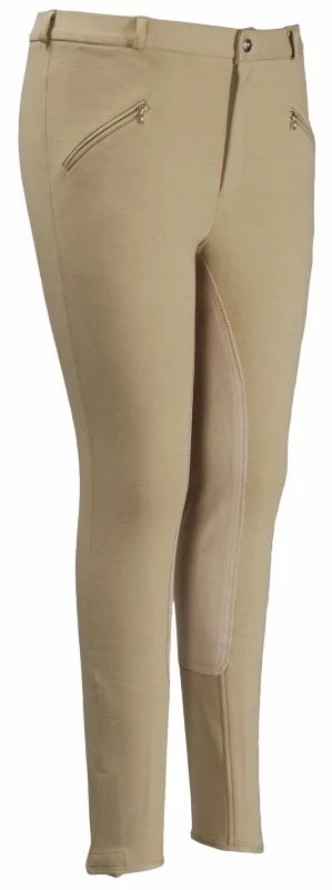 TuffRider Mens Cotton Full Seat Breech Mudd / 34 Regular