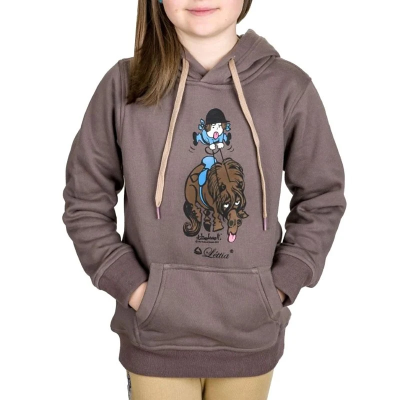 Thelwell Childrens Tongue Hoodie Gray Small Gray / Small