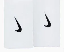NIKE MUNHEQUEIRA SWOOSH DOUBLE WRISTBAND BRANCA