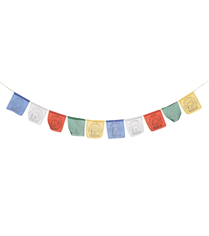 dZi Prayer Flag: Small Medicine Buddha Multi