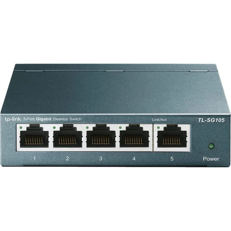 Switch De Rede Tp-link Tl-sg105 Com 5 Portas
