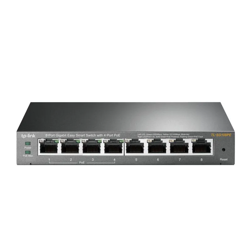 Desktop Poe Easy Smart Sw De 8 Portas Gigabit