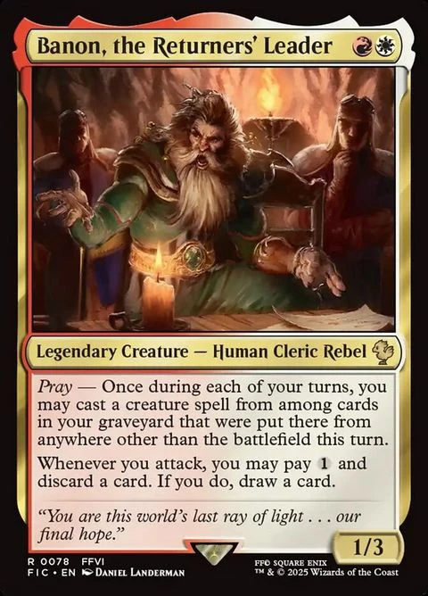 Banon, the Returners' Leader (78) - Surge-Foil Foil / Near Mint