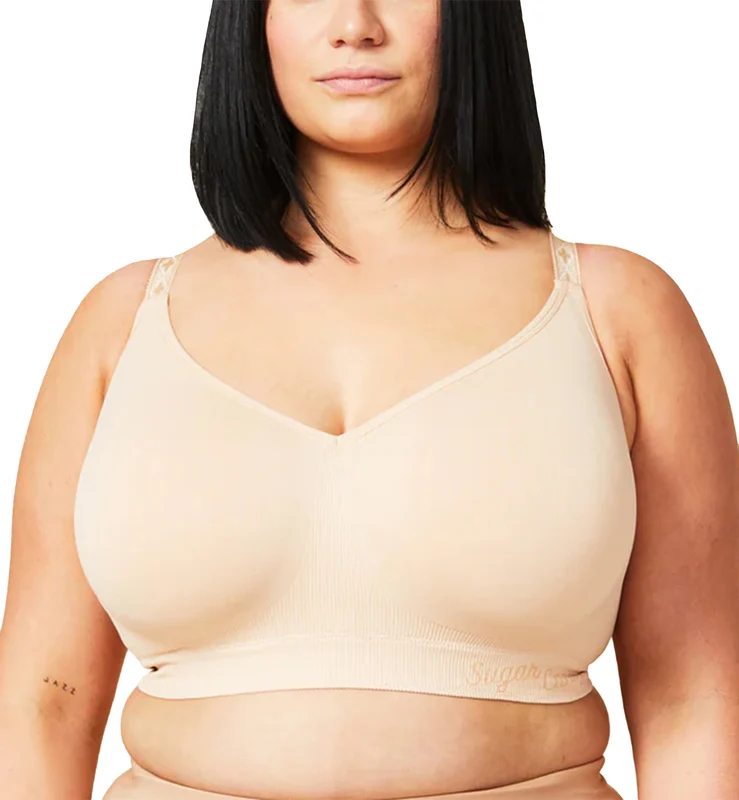 Sugar Candy by Cake Seamless Basic Everyday Softcup Bra (28-8005) - Nude Large