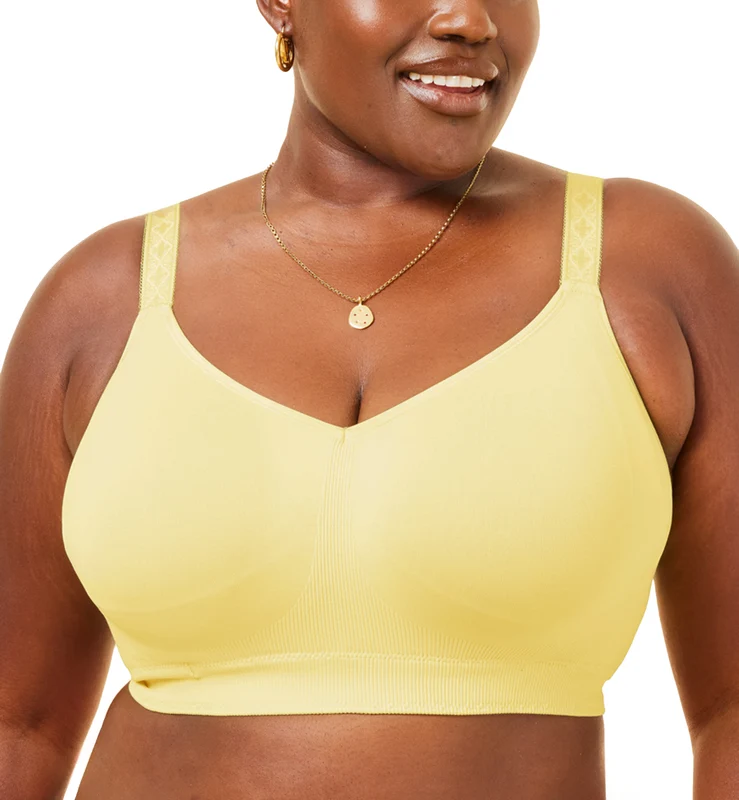 Sugar Candy by Cake Seamless Basic Everyday Softcup Bra (28-8005) - Lemon Small